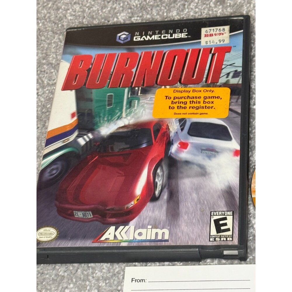 Burnout Nintendo GameCube Complete In Box - Tested Works - Picture 1 of 9